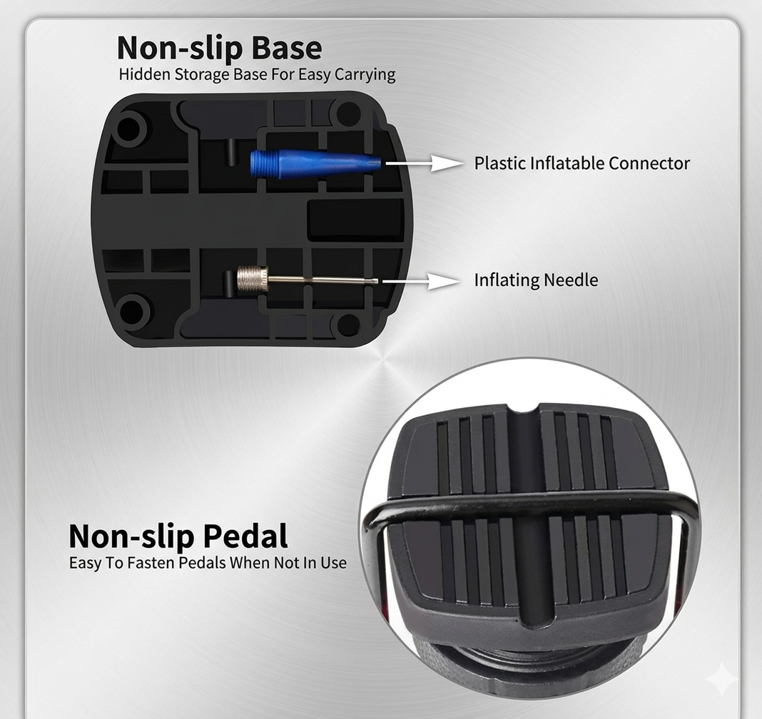 Portable High Pressure Foot Activated Air Pump