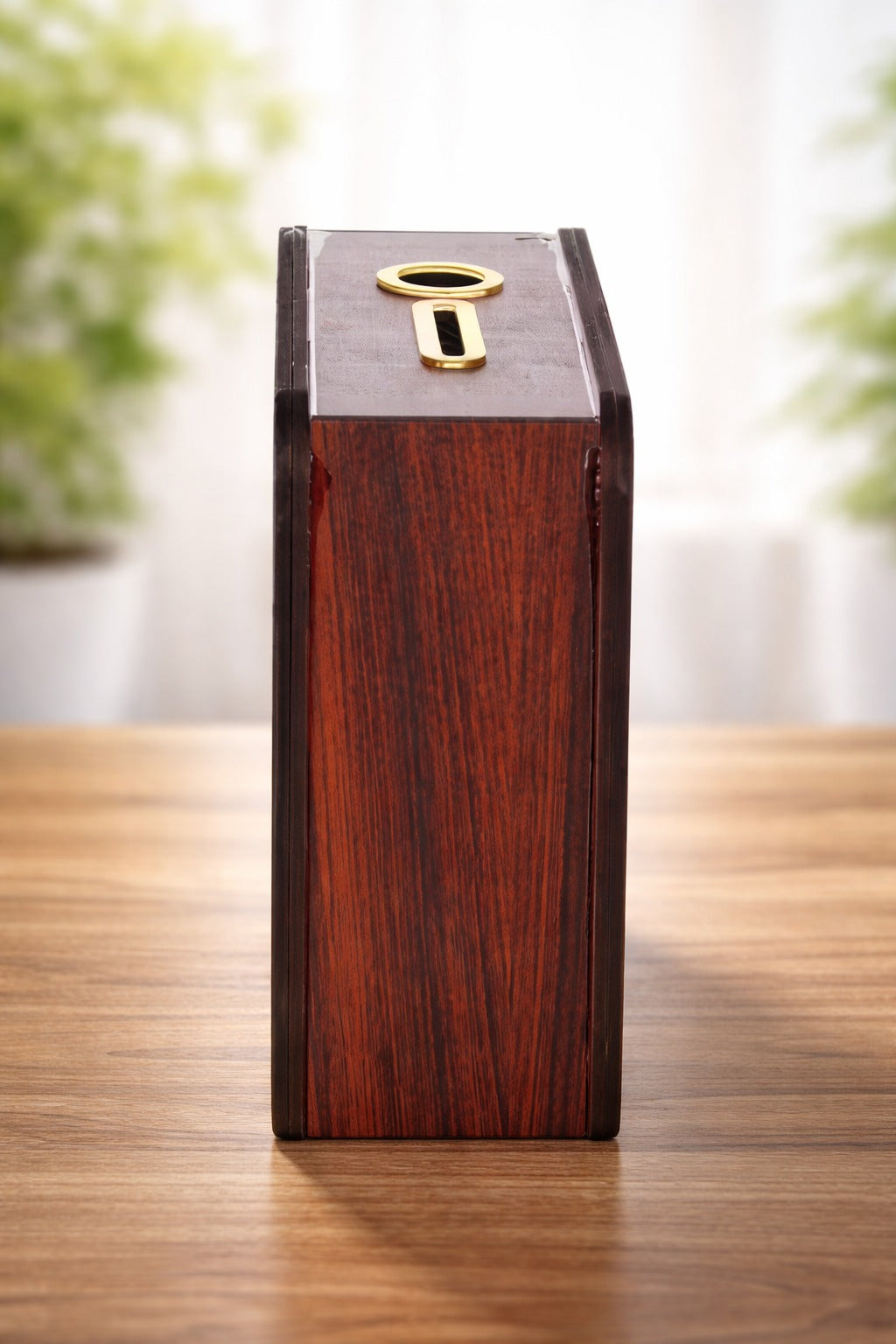 Cash Vault Wooden Savings Bank – Reusable 10K Money Challenge Tracker