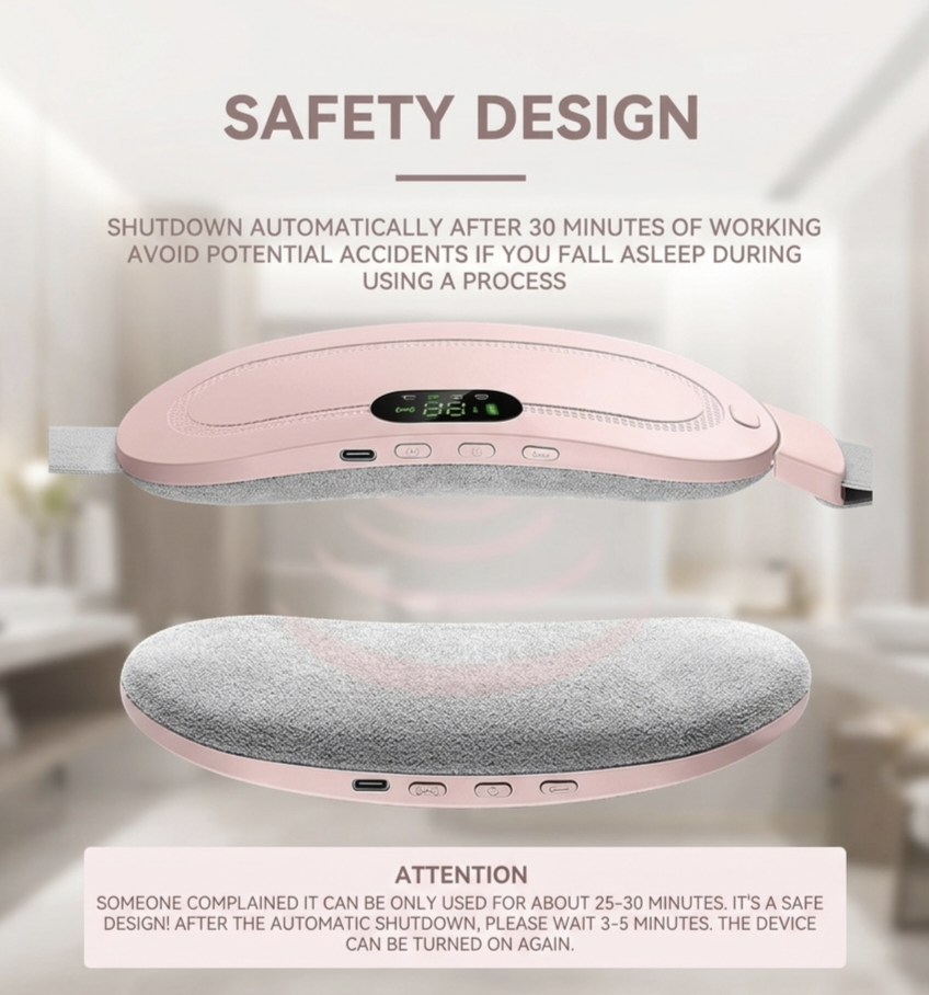 Portable Menstrual Pain Relief Massager & Heater
