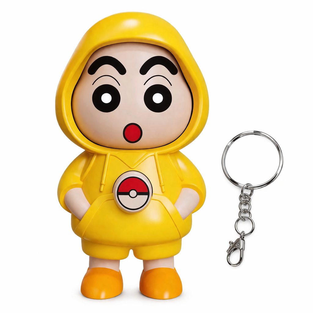 Face Changing Keychain with 3 Expressions 3D Cartoon