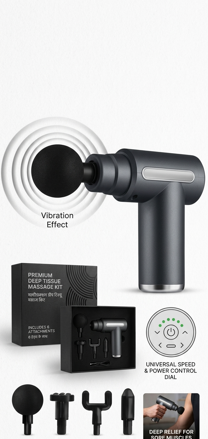 Vibration Effect Premium Deep Tissue Massage Kit