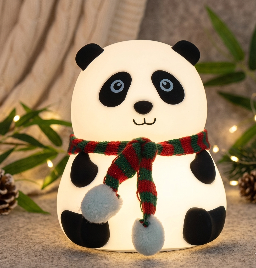 Squishy Panda Buddy: The Ultimate Multi-Color Night Light